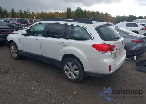 2012 Subaru Outback 2.5I z USA, uszkodzony, nr VIN 4S4BRBAC7C3283885